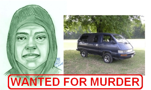 Photo: Sketch of the assailant and photo of the believed getaway vehicle. Credit: Sheriff's Department.