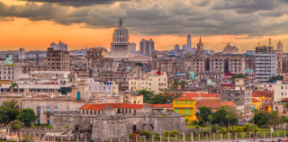 A cityscape view of Havana