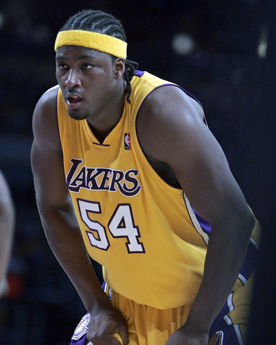 Kwame Brown Los Angeles Lakers Signed 8x10 Matte Photo JSA