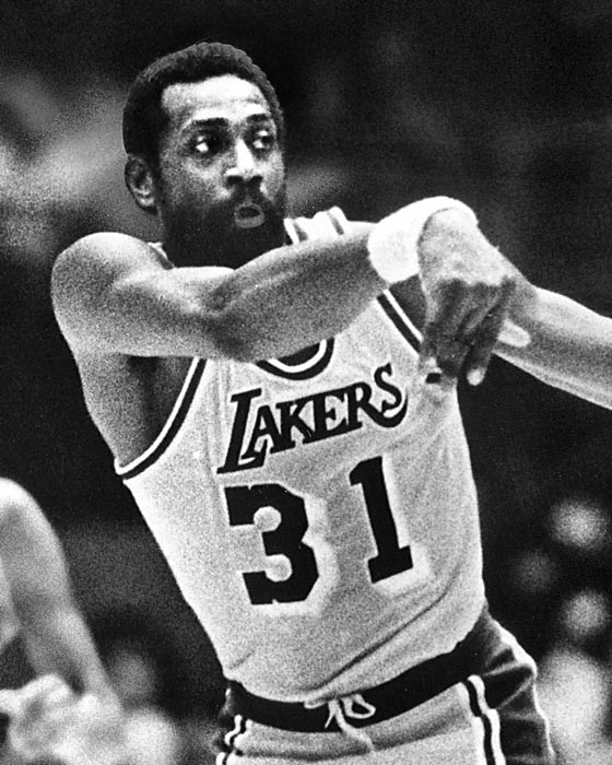 spencer haywood lakers jersey