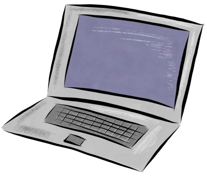 A laptop