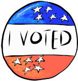 I Voted sticker