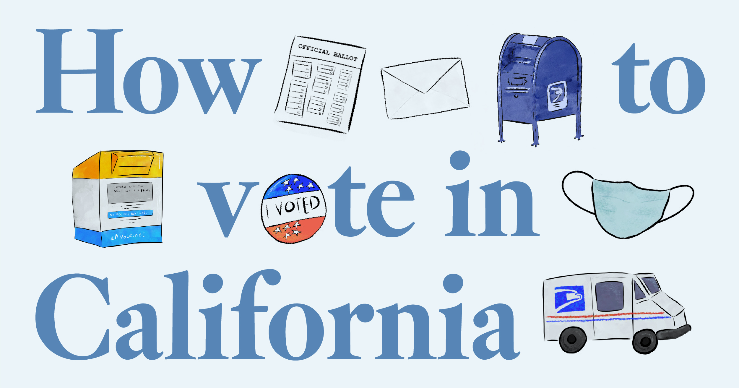 California voting guide Registration, mail voting, and more The San