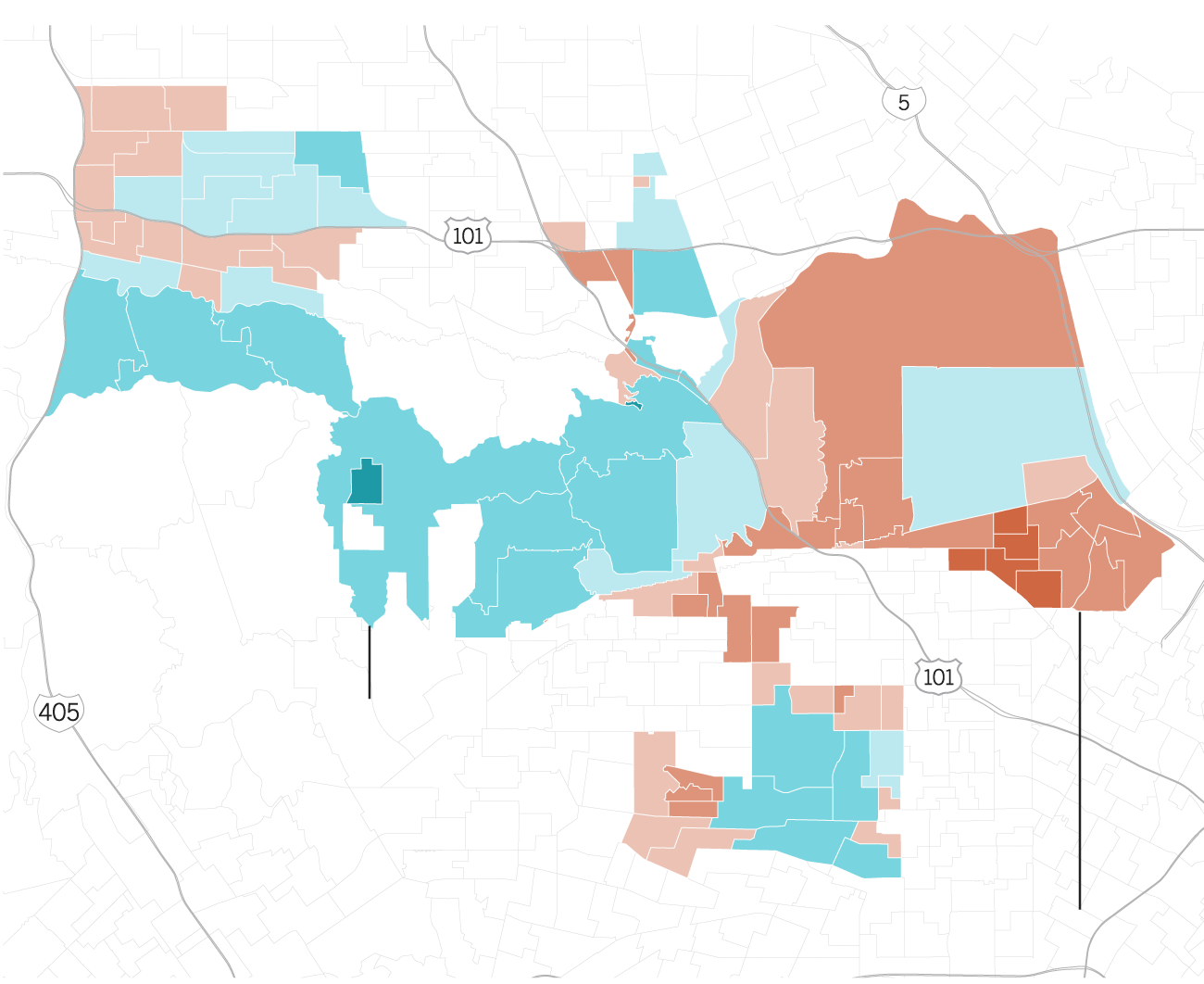 Map of L.A. City Council District 4 results