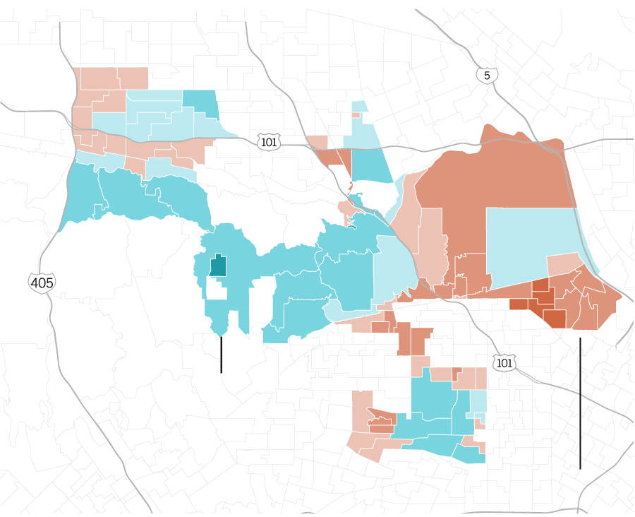 Map of L.A. City Council District 4 results