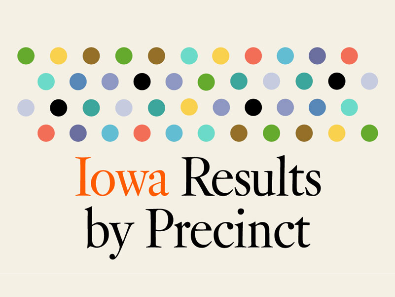 Mapping Iowa’s Democratic caucus results, precinct by precinct