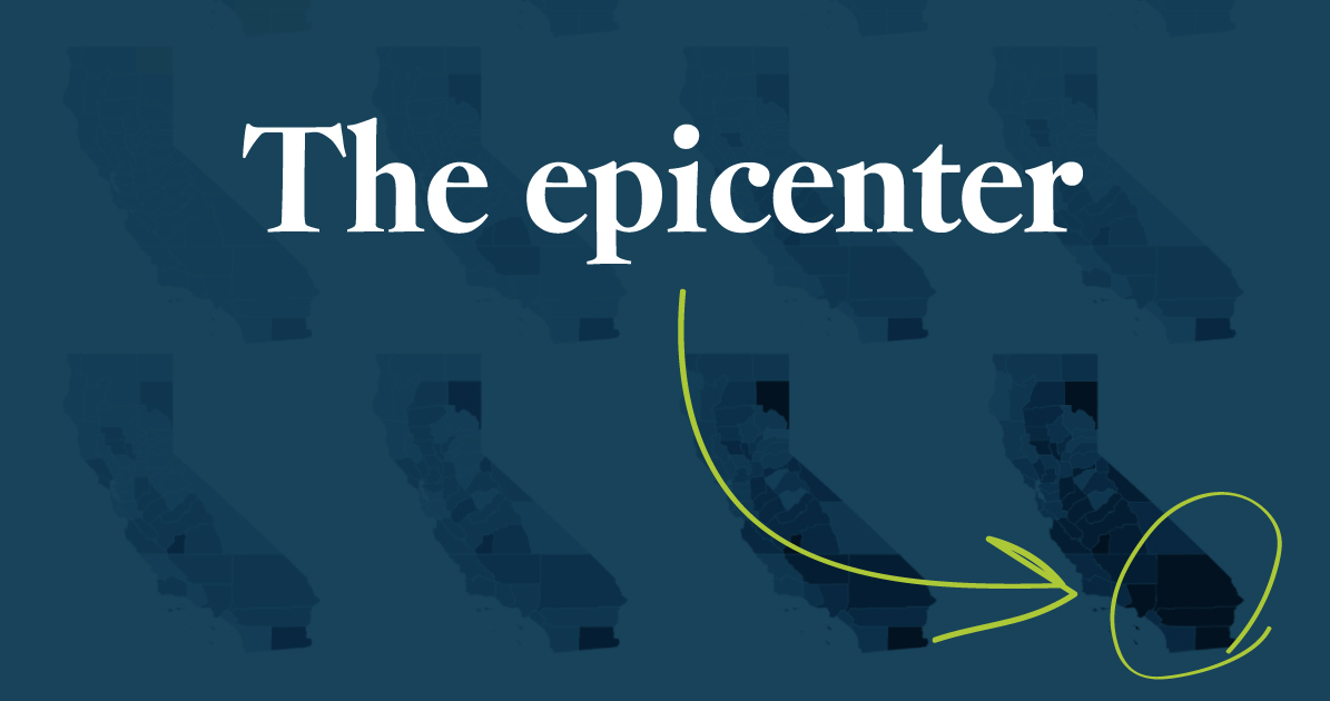 Connecting the California COVID Cases and the Los Angeles Outbreak