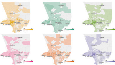 Which Democrat is your L.A. block backing?
