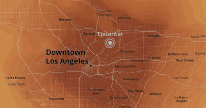 What would a powerful earthquake feel like where you live?