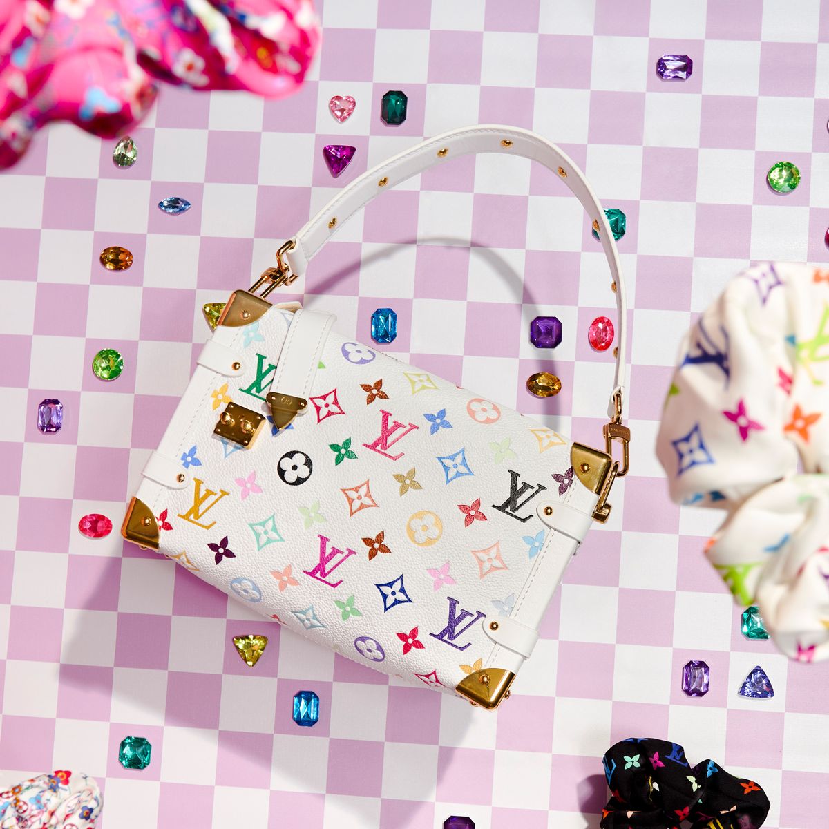 ‘Beautiful, happy, dopamine-injected.’ Louis Vuitton and Takashi Murakami’s frenzied comeback