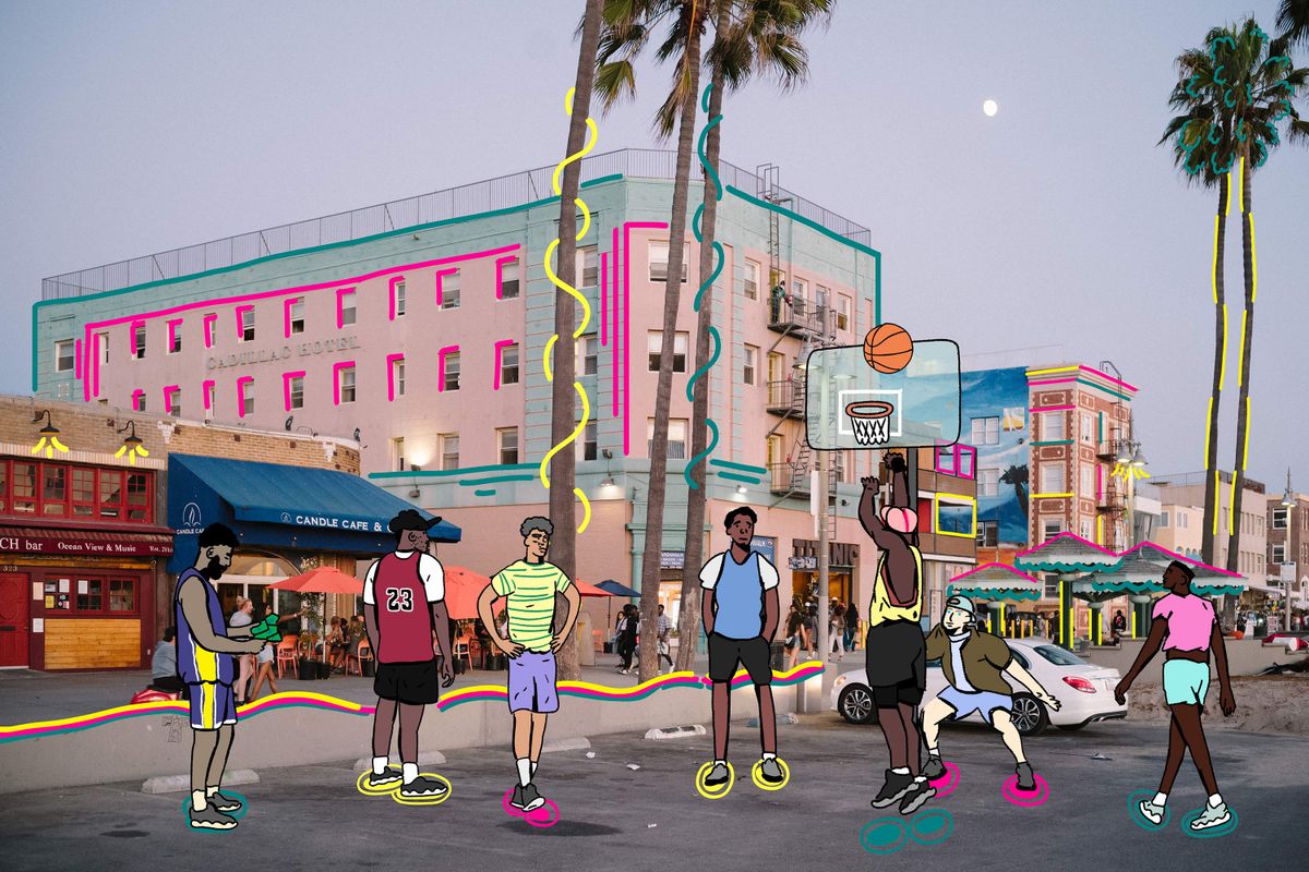 The spirit of ‘White Men Can’t Jump’ lives on at these L.A. courts. See for yourself