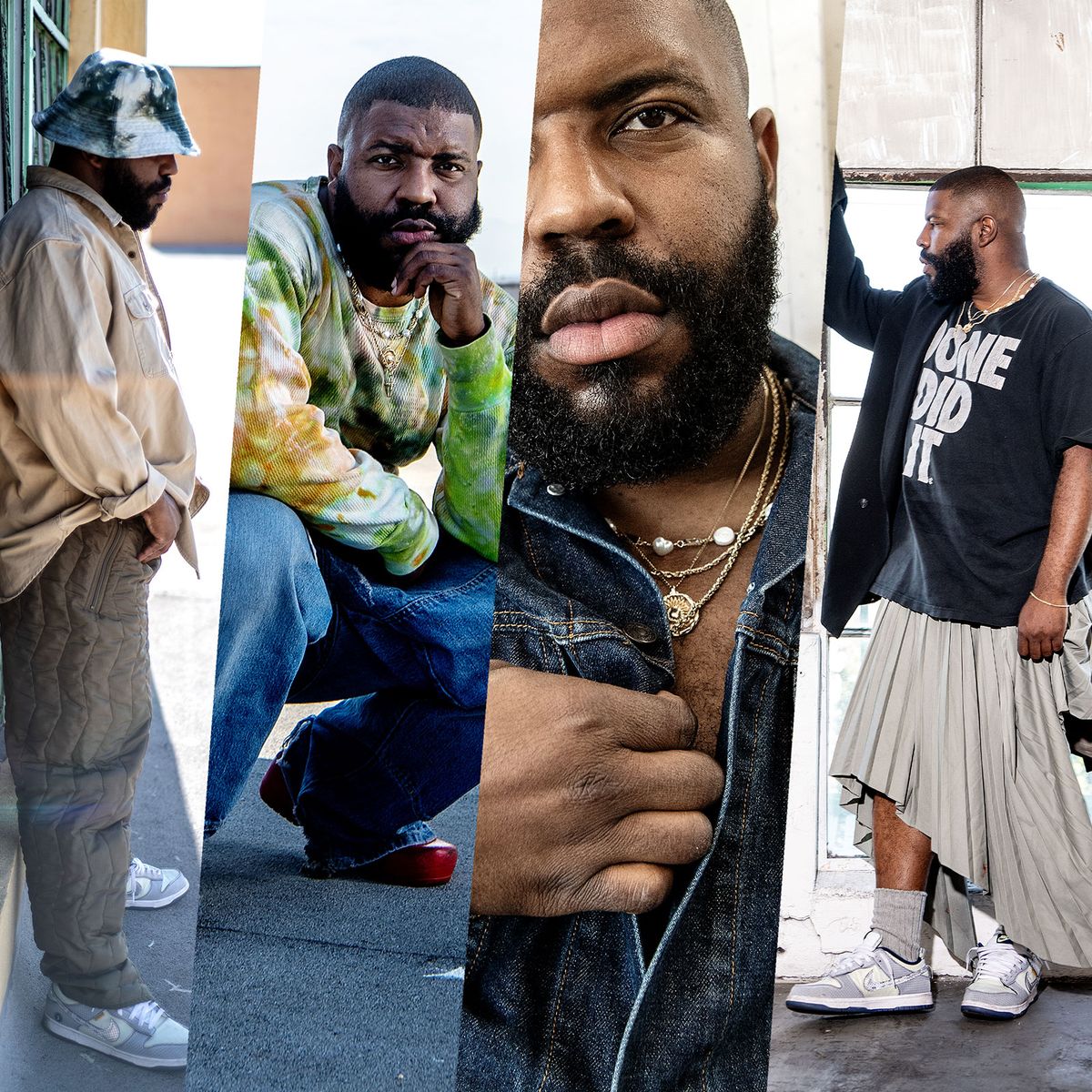He has the secret to the perfect L.A. spring look. Take care of what matters: socks