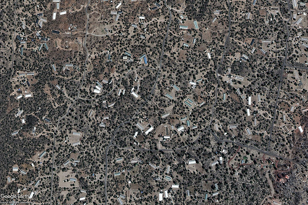 Satellite imagery of a section of Mount Shasta Vista on 7/9/2021