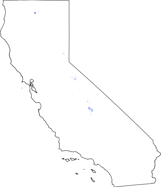 Snow cover on July 15, 2019.