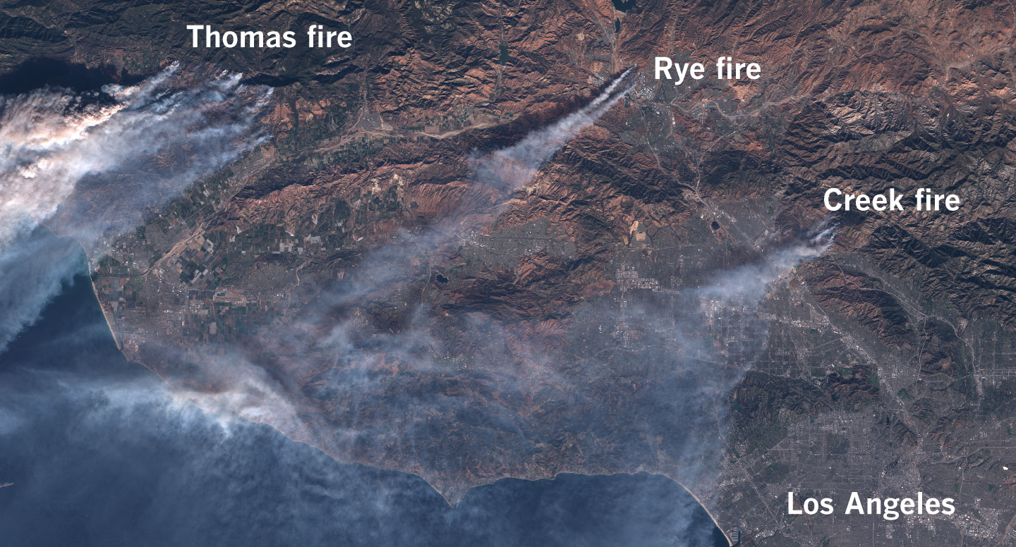 Ventura County Thomas Fire Map Before and after: Where the Thomas fire destroyed buildings in 