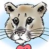 illustration of P-22 mountain lion