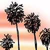 illustration of palm trees