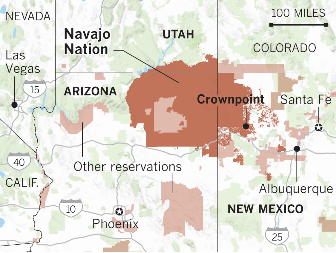 Navajo Nation map