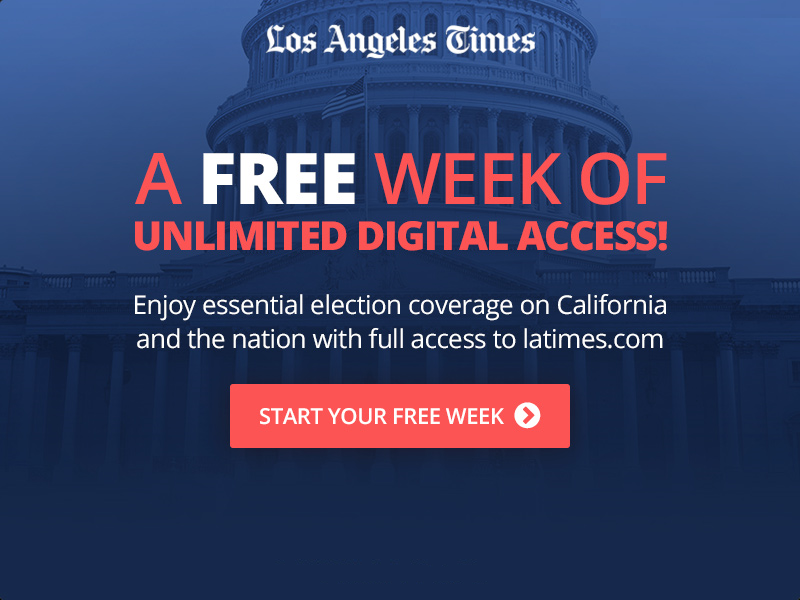Register for a free week of Los Angeles Times access
