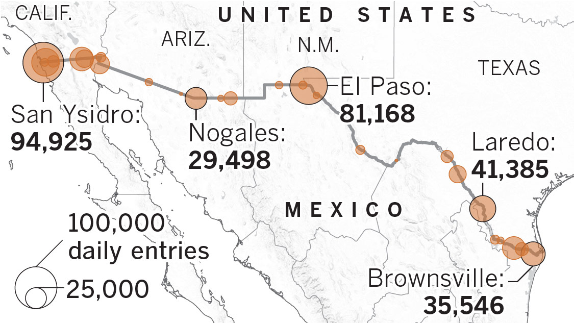 Map Of Texas Mexican Border World Map