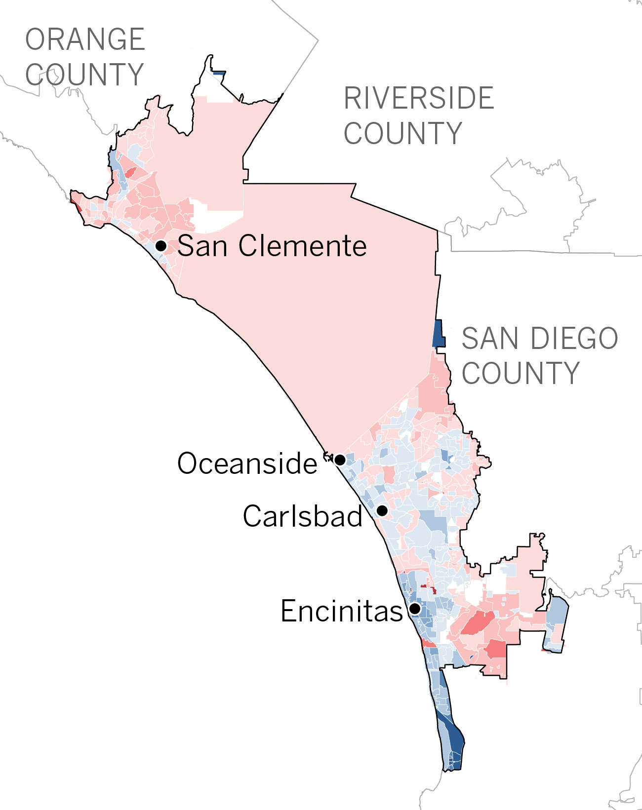 There’s a rising Democratic tide in Orange County. Will it be enough to capture these critical U ...