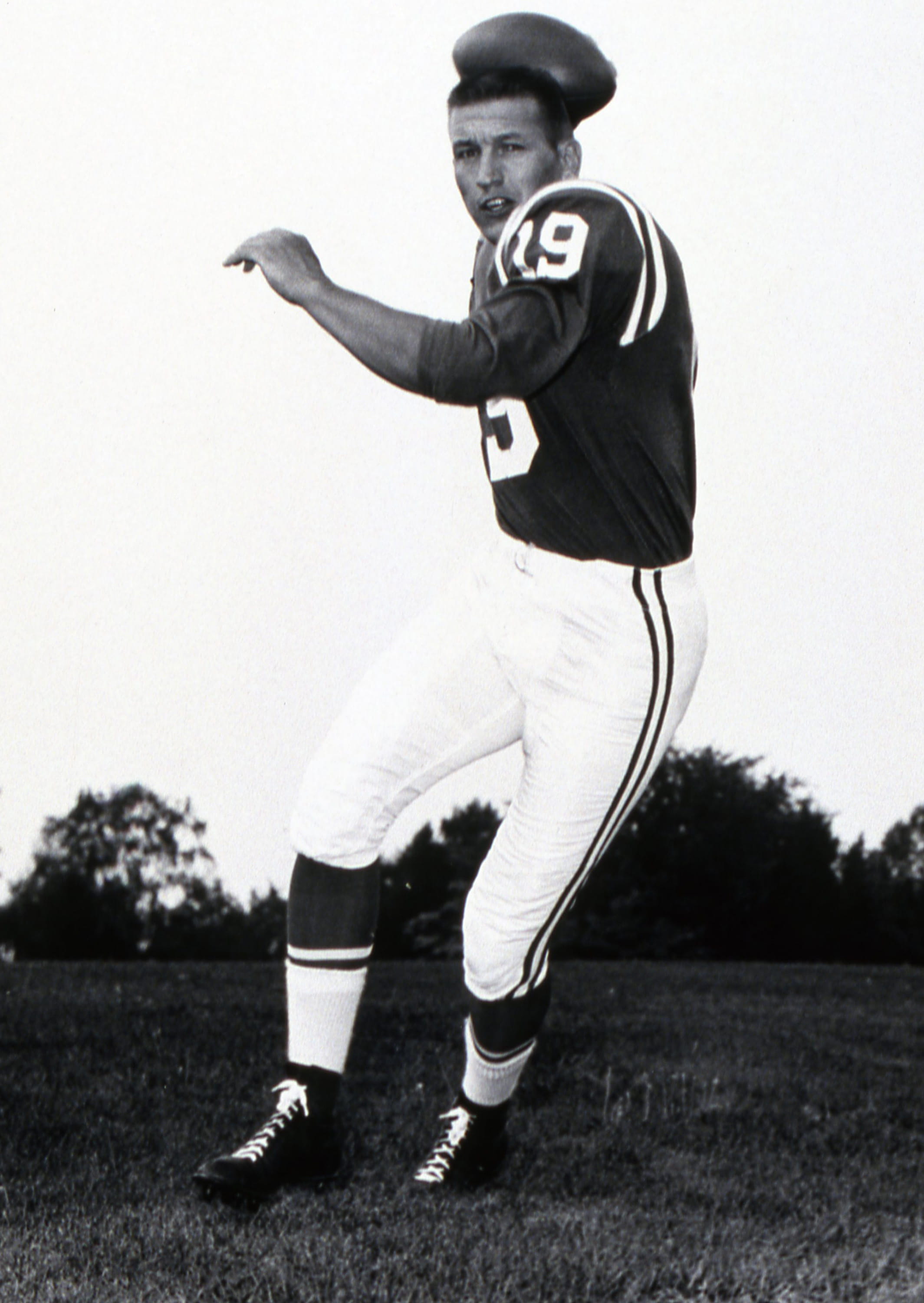 Baltimore Colts quarterback Johnny Unitas.