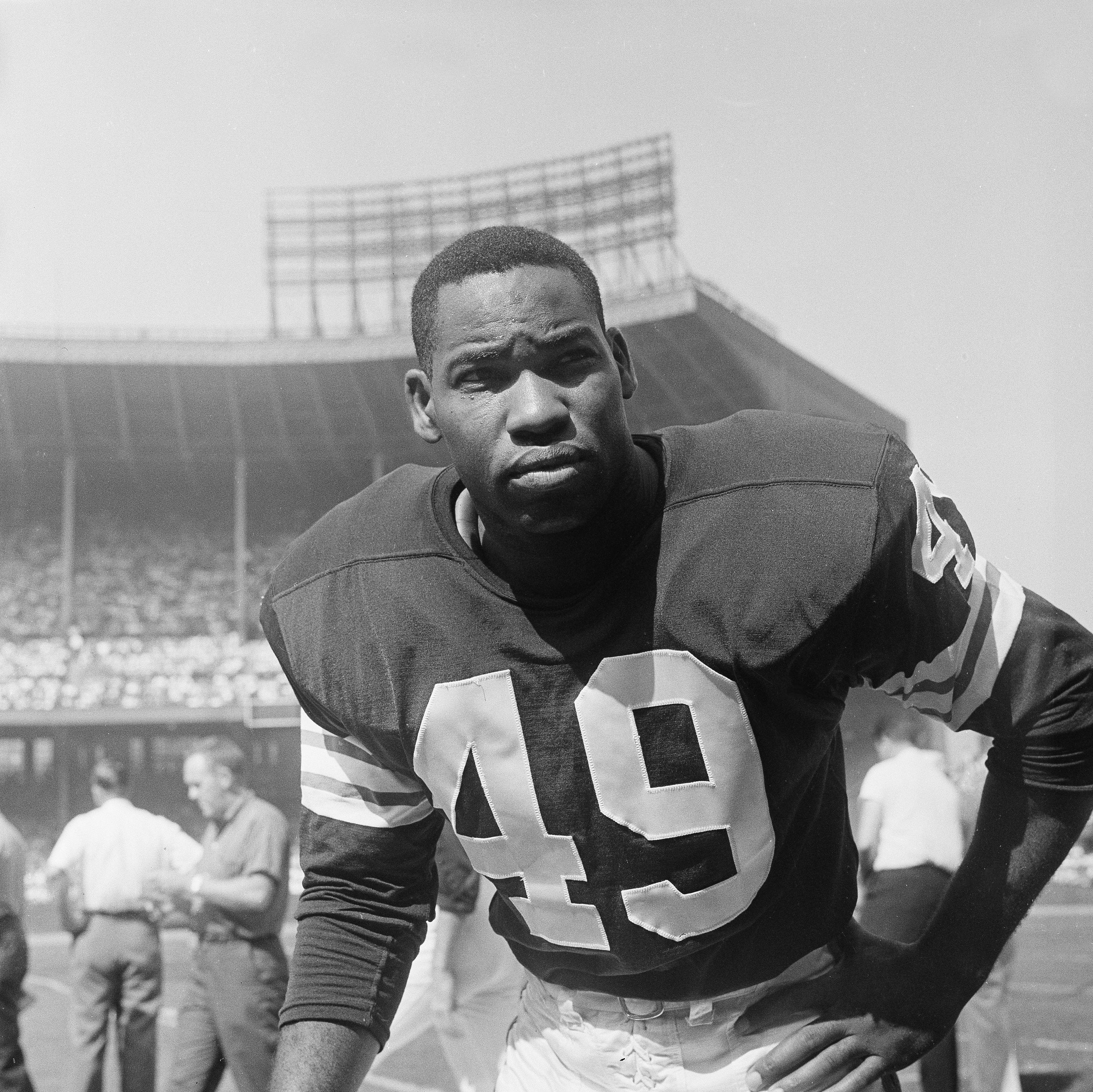 Receiver Bobby Mitchell while with the Cleveland Browns in 1961.