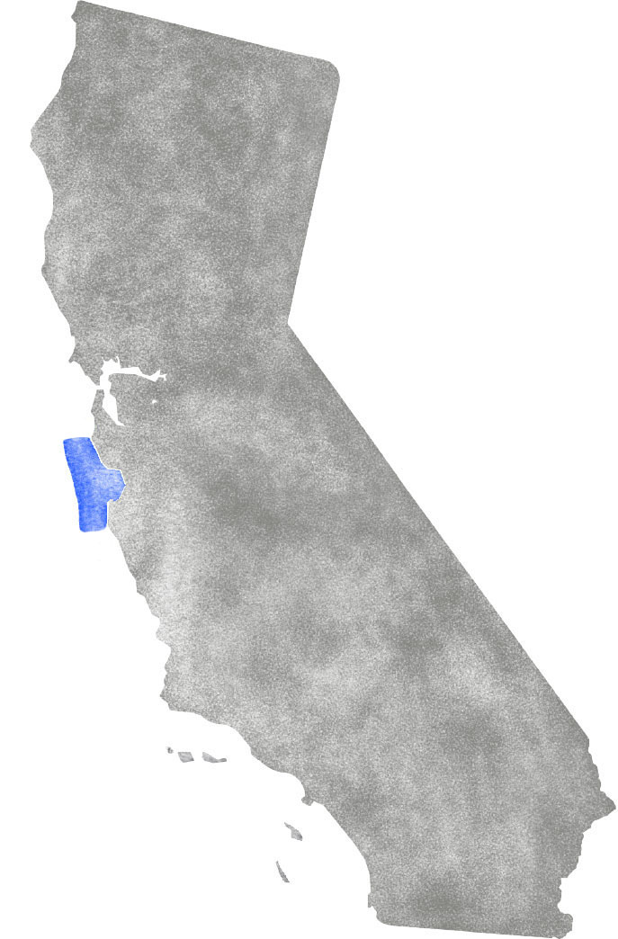 Monterey Bay coast