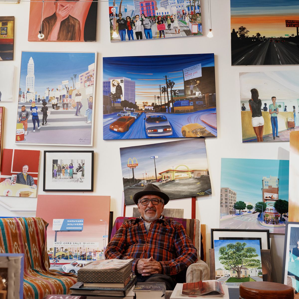 Diego Cardoso is painting L.A. as it really moves, one street at a time