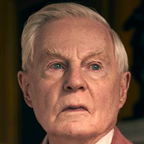 Photograph of Derek Jacobi from "The Crown"