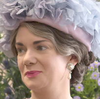 Photograph of Victoria Hamilton from "The Crown"