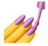 A nail emoji