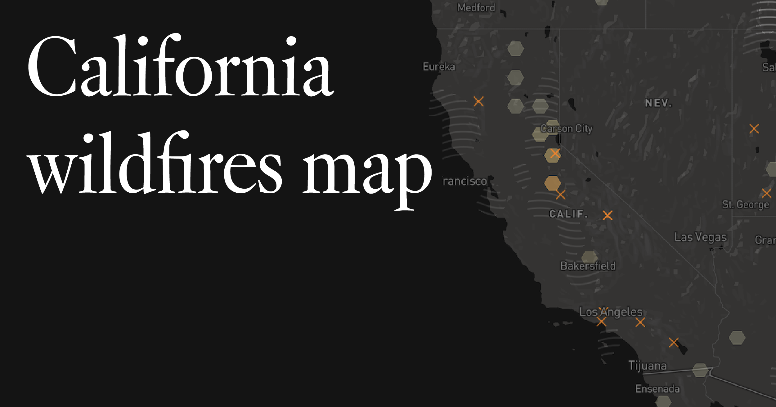 Southern California Fire Map 2020 California Fire Map   Los Angeles Times